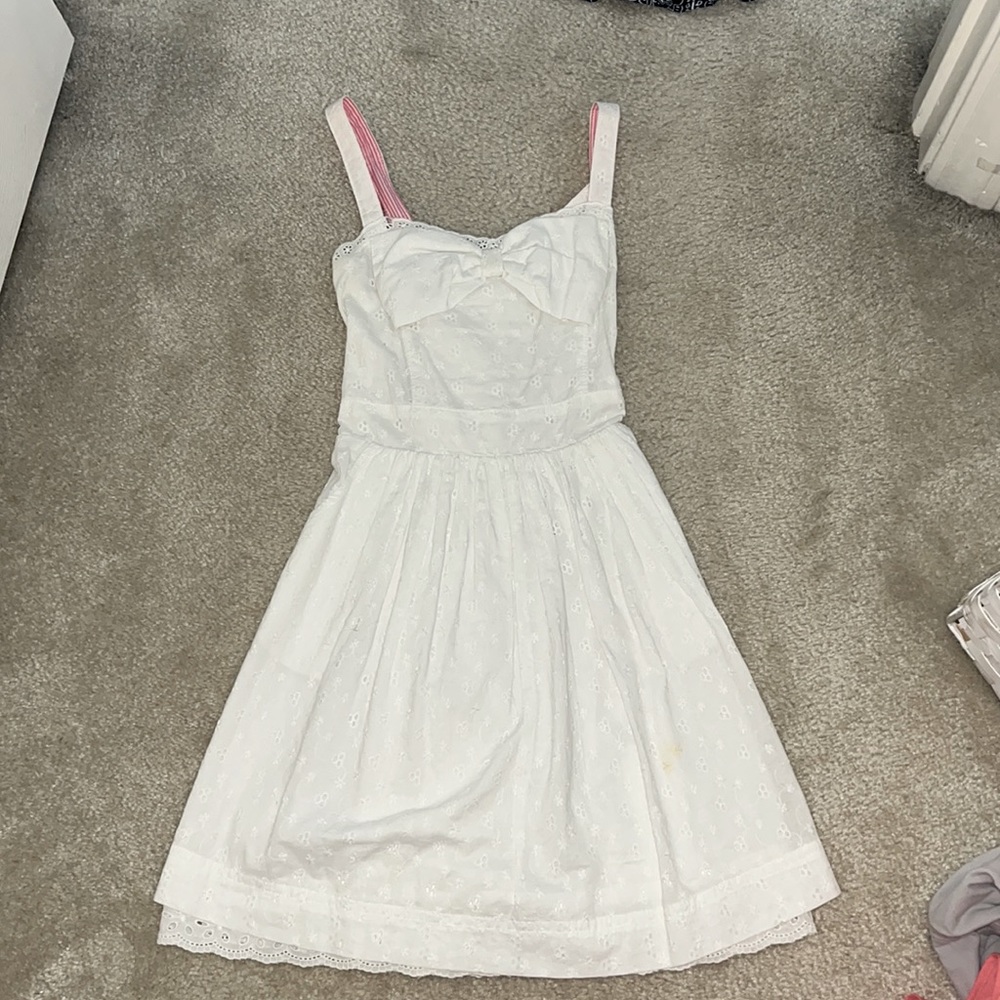 Kids White Dress